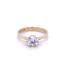 Златен дамски пръстен 3,18гр. размер:57 14кр. проба:585 модел:22435-1