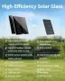 Слънчев панел 5W за outdoor охранителна камера/зарядно, 2 броя (USB-C/USB-Micro/DC 35135 адаптери), снимка 3