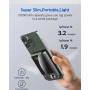Външна батерия, 5000 mAh, 22.5W, Безжична, Черна, снимка 4