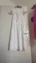 Бяла лятна рокля с деколте Stradivarius, снимка 2