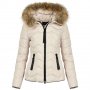ТОП ЦЕНА Дамско зимно шушляково яке – 4089 качулка с естествен пух от лисица, снимка 8