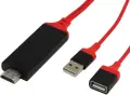 HDMI кабел за телефон към телевизор iPhone iPad Android Цифров AV адаптер , снимка 2