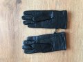 Черни ръкавици от естествена кожа . Размер 7