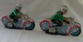 Ретро детски метални играчки мотоциклети с механизъм Made in China 602 N26 употребявани, снимка 7