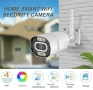 Външна 3MPX WiFi камера с метален корпус, нощно виждане до 40 метра и вградени микрофон и говорител, снимка 4