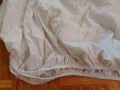 Памучен чаршаф за единично легло или канапе с ластик , снимка 2