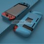 Nintendo Switch - Противоударен Силиконов Гръб - Син, снимка 12