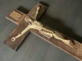 Дървен голям Кръст на Исус Христос , снимка 2