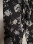 Нови памучни дълги клинове на цветя черен и светъл S36-38, снимка 3