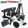 Акумулаторен комплект KraftWorld 5в1 – Лазерен Нивелир, Гайковерт – Винтоверт, Перфоратор, Ъглошлайф, снимка 2