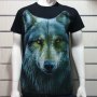 Нова мъжка тениска с дигитален печат Вълк, Серия Вълци, снимка 10