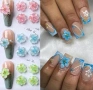 10 бр 3d малки цветя цветчета цветенца цвете декорация нокти маникюр акрил, снимка 5