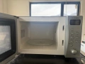Сива микровълнова печка с грил, снимка 5