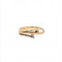 Златен дамски пръстен 2,58гр. размер:54 14кр. проба:585 модел:15560-1, снимка 2