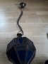 Ретро метален витражен електрически фенер   17/2, снимка 5