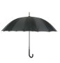 Чадър бастун за дъжд автоматичен черен 93 см, снимка 2