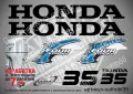 HONDA 45 hp Хонда извънбордови двигател стикери надписи лодка яхта, снимка 3