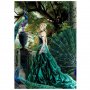 ДИАМАНТЕН ГОБЛЕН "Дама в зелена рокля"                       , снимка 1 - Гоблени - 26219981
