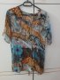 Лятна блуза от рисувана коприна, снимка 1