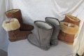 UGG®  аналог, топли зимни ботуши -100% естествена кожа - велур, N- 37 - 38, бежави, снимка 18