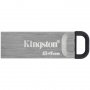 USB Флаш Памет 64GB USB 3.2 Kingston DT Kyson DTKN/64GB, Gen 1, DataTraveler, Алуминиева