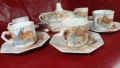 Порцеланов сервиз за кафе, 6 чашки, 6 чинийки, захарничка с капаче, снимка 8