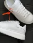 Alexander McQueen Дамски Бели Маратонки👟Дамски Спортни Обувки В Бял Цвят Александър Макуин Код E307, снимка 4