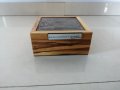 Дървена кутия 11 х 11 h 5 cm. , снимка 2
