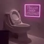 Розов LED неонов надпис Please Seat Yourself, снимка 3