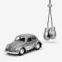 Метална кола VW Beetle 1:32 с боксови ръкавици комплект 4 цвята, снимка 3