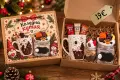 коледна кутия с декорирана чаша и буркан, снимка 4