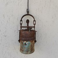 Стар карбиден фенер, снимка 2 - Антикварни и старинни предмети - 30430503