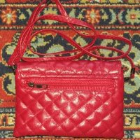 Сет от две малки червени дамски чанти, снимка 3 - Чанти - 31451867