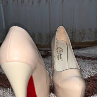 Розови обувки на ток-39номер, снимка 3 - Дамски обувки на ток - 44795235