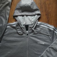  adidas Men’s Tech Full Zip Fleece Hoodie - страхотно мъжко горнище , снимка 3 - Спортни дрехи, екипи - 40779176