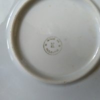 Кръгло винтидж плато от  български порцелан 31 см./Round vintage plate of Bulgarian porcelain, снимка 5 - Чинии - 36726940