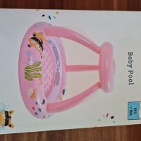 Бебешки басейн със сенник , снимка 3 - Надуваеми играчки - 38179559