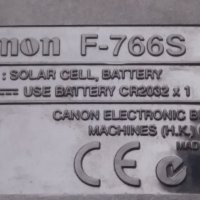Професионален научен калкулатор Canon F-766S - двойно захранване, снимка 2 - Друга електроника - 37157933