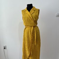 Жълта дамска рокля, снимка 10 - Рокли - 42055117