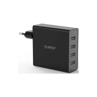 Зарядно за телефон, таблет и др. Четири-USB изхода 30W Orico DCW-4U-EU-BK-PRO Без кабел, снимка 1 - Друга електроника - 35579600