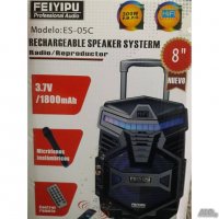 Tонколона с микрофон Feiyipu ES05C, SD, MMC/MMS карта, Bluetooth, снимка 2 - Караоке - 29289059