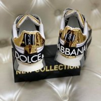 Дамски маратонки Dolce&Gabbana Gold, снимка 2 - Маратонки - 29842092