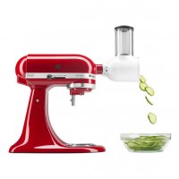 Комплект 3 цилиндъра KitchenAid за кълцане, рязане, стъргане на зеленчуци, Неръждаема стомана, снимка 3 - Кухненски роботи - 30255120