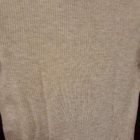 Плетена сива блузка с дълги ръкави, мека, комфортна, вертикален рипс, предаващ елегантност, открито , снимка 7 - Блузи с дълъг ръкав и пуловери - 37455382