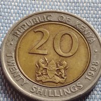 Монета 20 шилинга 1998г. Кения уникат за КОЛЕКЦИОНЕРИ 40848, снимка 3 - Нумизматика и бонистика - 42790090