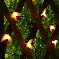 декоративни лампички за градина със соларен панел пчели 3702., снимка 6 - Соларни лампи - 37030365