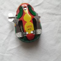 Детска ламаринена играчка-жаба, снимка 4 - Колекции - 44496530