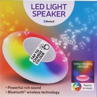 Многоцветна лампа/ блутуут колона от LED Light Speaker, снимка 4 - Други - 35375351