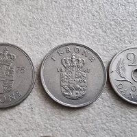 Монета. Дания . Датски крони. 7 бр., снимка 2 - Нумизматика и бонистика - 39586013
