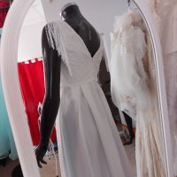 бюджетна сватбена булчинска рокля, снимка 6 - Сватбени рокли - 37960055